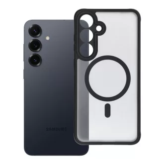   Full Matte Mag Cover tok Samsung S25 PLUS  Magsafe kompatibilis fekete