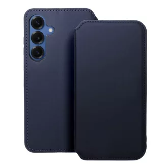 DUAL POCKET Flip tok SAMSUNG S25 Plus sötétkék