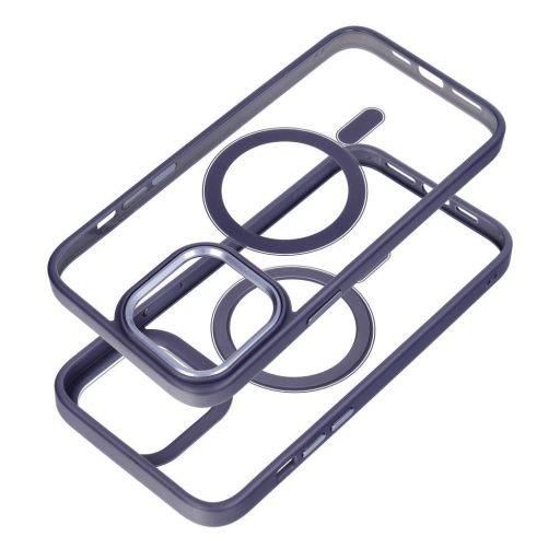 Color Edge Mag Cover tok Samsung S25 ULTRA  Magsafe kompatibilis lila