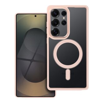   Color Edge Mag Cover tok Samsung S25 ULTRA  Magsafe kompatibilis rózsaszín