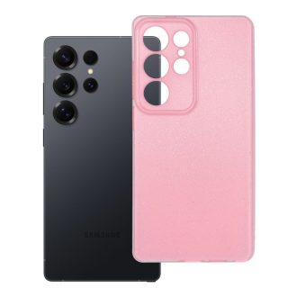 Clear Case Blink tok 2 mm Samsung S25 Ultra rózsaszín