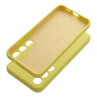 Szilikon tok 2 mm Samsung S25 ULTRA  sárga