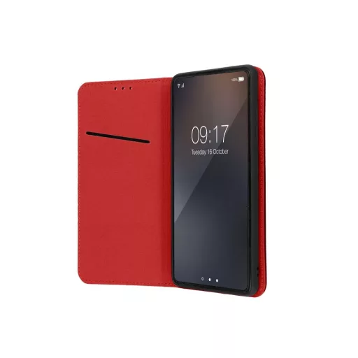 Smart Pro Leather bőrhatású flip tok SAMSUNG S25 Plus bordó