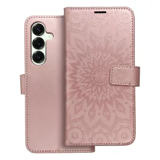 Mezzo Flip tok SAMSUNG S25 Plus mandala rozéarany