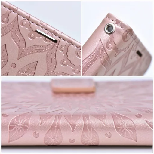 Mezzo Flip tok SAMSUNG S25 Plus mandala rozéarany