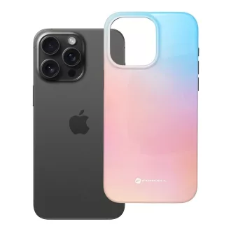   Forcell F-Protect Mirage tok iPhone 15 PRO MAX  Magsafe kompatibilis Military Drop-Test rózsaszíny kék