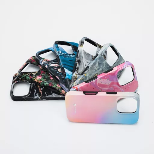 Forcell F-Protect Mirage tok iPhone 15  Magsafe kompatibilis Military Drop-Test rózsaszín