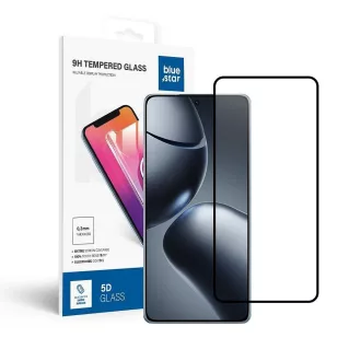 Üvegfólia Xiaomi 14T Blue Star 5D fekete