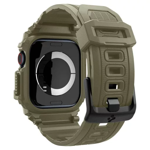 SPIGEN tok RUGGED ARMOR "PRO" szíj  APPLE Watch 10 (46 mm) vintage khaki