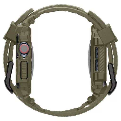 SPIGEN tok RUGGED ARMOR "PRO" szíj  APPLE Watch 10 (46 mm) vintage khaki