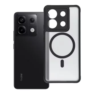   Full Matte Mag Cover tok Xiaomi Redmi NOTE 13 PRO 5G  Magsafe kompatibilis fekete