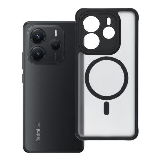   Full Matte Mag Cover tok Xiaomi Redmi NOTE 14 5G  Magsafe kompatibilis fekete