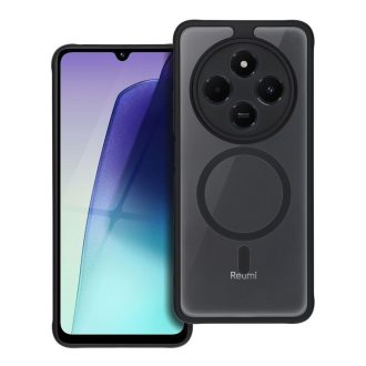   Full Matte Mag Cover tok Xiaomi Redmi 14c  Magsafe kompatibilis fekete