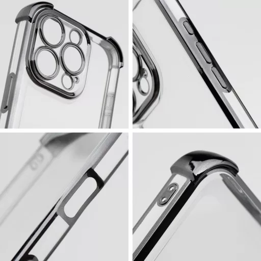 Antishock Electro ütésálló tok légpárnákkal iPhone 15 PRO MAX  fekete