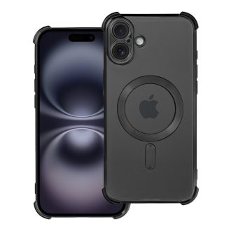   Antishock Electro ütésálló tok légpárnákkal iPhone 16 PLUS Magsafe kompatibilis  fekete