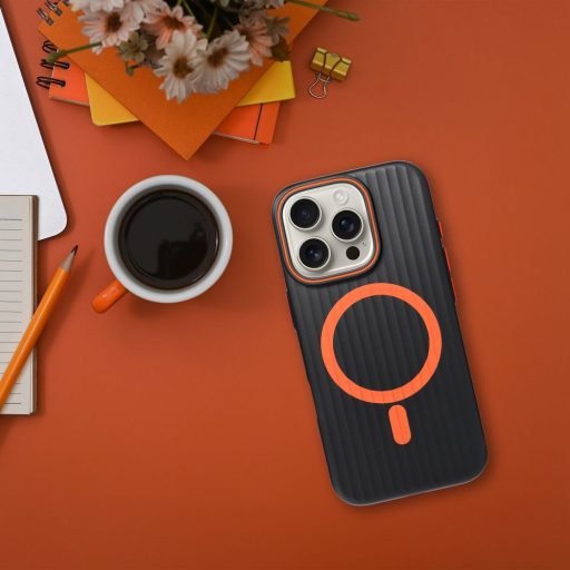 Simply tok iPhone 14 PRO MAX  Magsafe kompatibilis titanium fekete