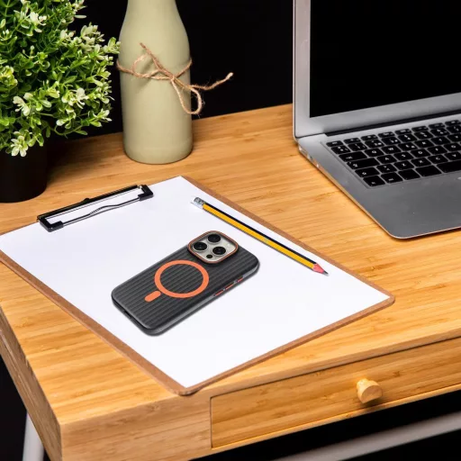 Simply tok iPhone 16 PLUS  Magsafe kompatibilis titanium fekete