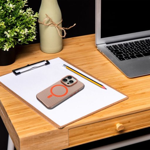 Simply tok iPhone 15  Magsafe kompatibilis sivatagi titán