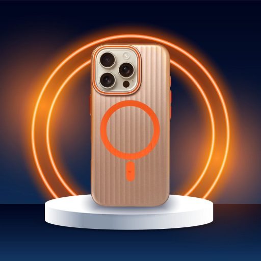 Simply tok iPhone 15  Magsafe kompatibilis sivatagi titán