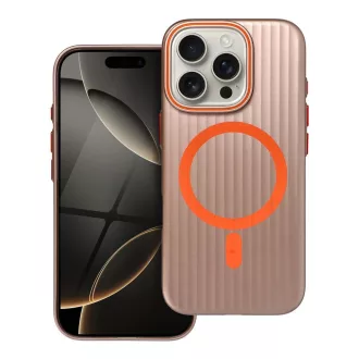   Simply tok iPhone 15 PRO  Magsafe kompatibilis sivatagi titán
