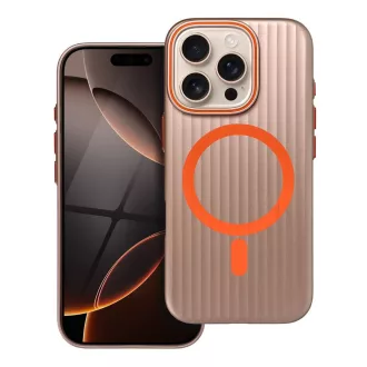   Simply tok iPhone 16 PRO  Magsafe kompatibilis sivatagi titán