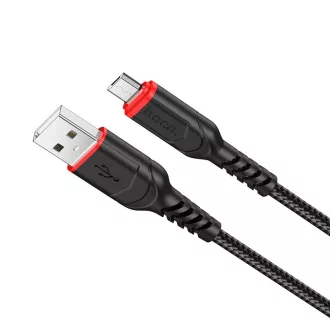 Hoco USB-A – Micro USB töltőkábel X59 2,4A 3 m fekete