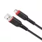 Hoco USB-A – Micro USB töltőkábel X59 2,4A 3 m fekete