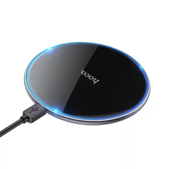   Hoco CW6 PRO vezeték nélküli töltő 2A 15W with light Fekete