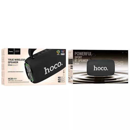 Vezeték nélküli hangszóró 2 x 10 W 3 óra Hoco HC25 fekete