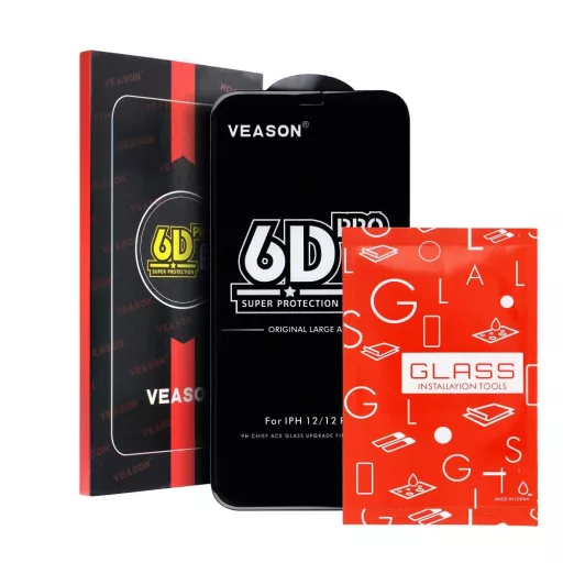 6D Pro Veason Üvegfólia Xiaomi Redmi Note 14 4G / Redmi Note 14 5G fekete
