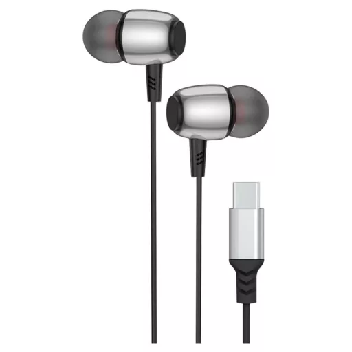 Blue Star vezetékes fülhallgató USB-C (DAC) M09C 1,2 m fekete