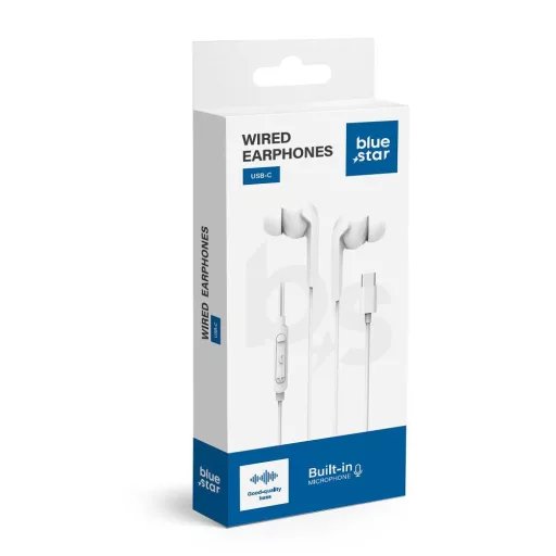 Blue Star vezetékes fülhallgató USB-C (DAC) M15C 1,2 m fehér