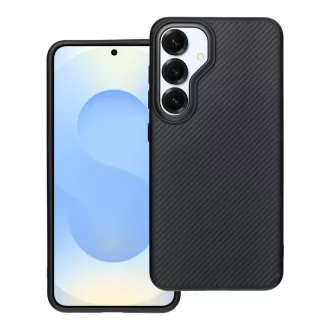   Carbon Elite Mag Cover tok Samsung S25  Magsafe kompatibilis fekete