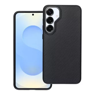   Carbon Elite Mag Cover tok Samsung S25 PLUS  Magsafe kompatibilis fekete