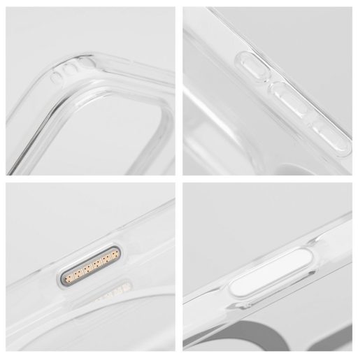 Clear Mag Cover tok iPhone 16  Elite (STR / nem sárguló anyag / kamera vezérlés gombbal) Magsafe kompatibilis átlátszó