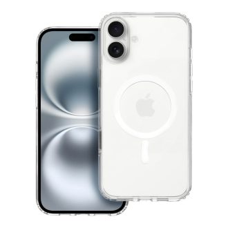   Clear Mag Cover tok iPhone 16 AIR  Elite (STR / nem sárguló anyag / kamera vezérlés gombbal) Magsafe kompatibilis átlátszó