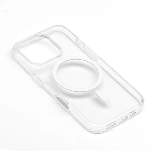 Clear Mag Cover tok iPhone 16 PRO MAX  Elite (STR / nem sárguló anyag / kamera vezérlés gombbal) Magsafe kompatibilis átlátszó