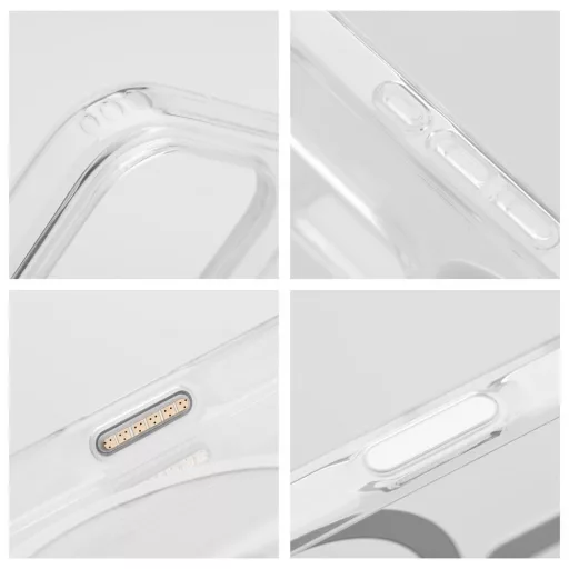 Clear Mag Cover tok iPhone 16 PRO MAX  Elite (STR / nem sárguló anyag / kamera vezérlés gombbal) Magsafe kompatibilis átlátszó