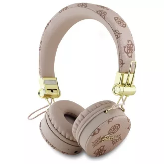   GUESS vezeték nélküli Bluetooth fejhallgató ENC GUBH70EPOSMW (PU Peony Script Round Shape) barna