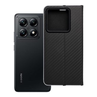 Luna Carbon Flip tok Xiaomi 14T Pro fekete