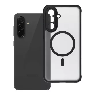   Full Matte Mag Cover tok Samsung A36  Magsafe kompatibilis fekete