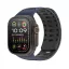 DUX DUCIS CS mágneses szilikon szíj Apple Watch 42/44/45/46/49 mm kék-fekete