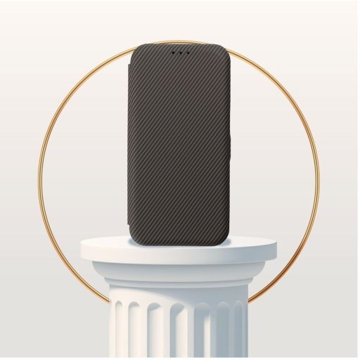 FOLIO Side Magnet Flip tok iPhone 16 barna