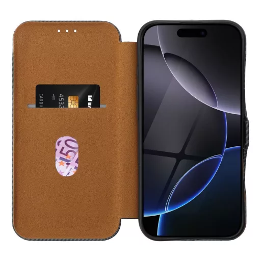 FOLIO Side Magnet Flip tok iPhone 16 PLUS szürke