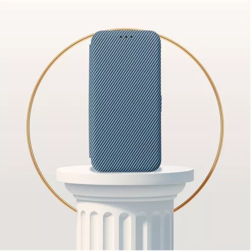 FOLIO Side Magnet Flip tok iPhone 16 PRO MAX kék