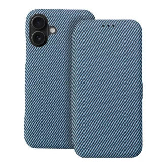 FOLIO Side Magnet Flip tok iPhone 16 PLUS kék