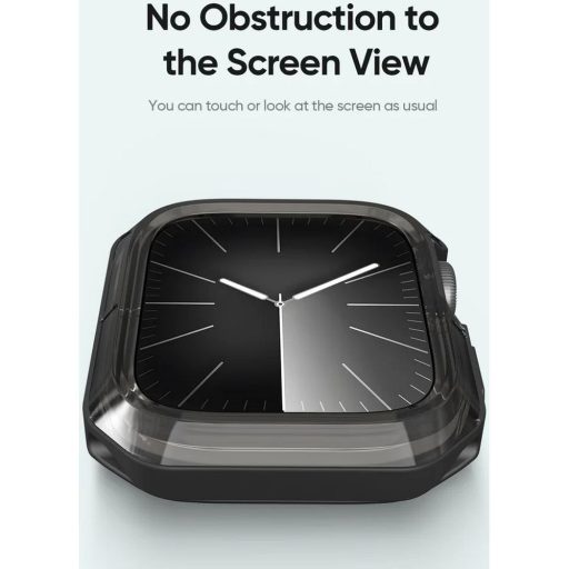 DUX DUCIS TAMO tok Apple Watch Series 10 46 mm átlátszó fekete kerettel