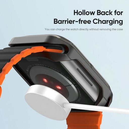 DUX DUCIS TAMO tok Apple Watch Series 10 46 mm átlátszó fekete kerettel