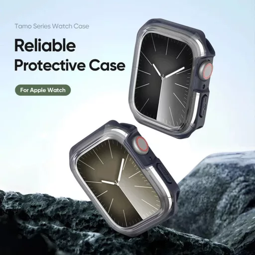 DUX DUCIS TAMO tok Apple Watch Series 10 46 mm átlátszó-midnight