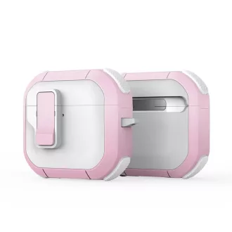 DUX DUCIS PECP TPU+PC védőtok AirPods 4 fehér-rózsaszín